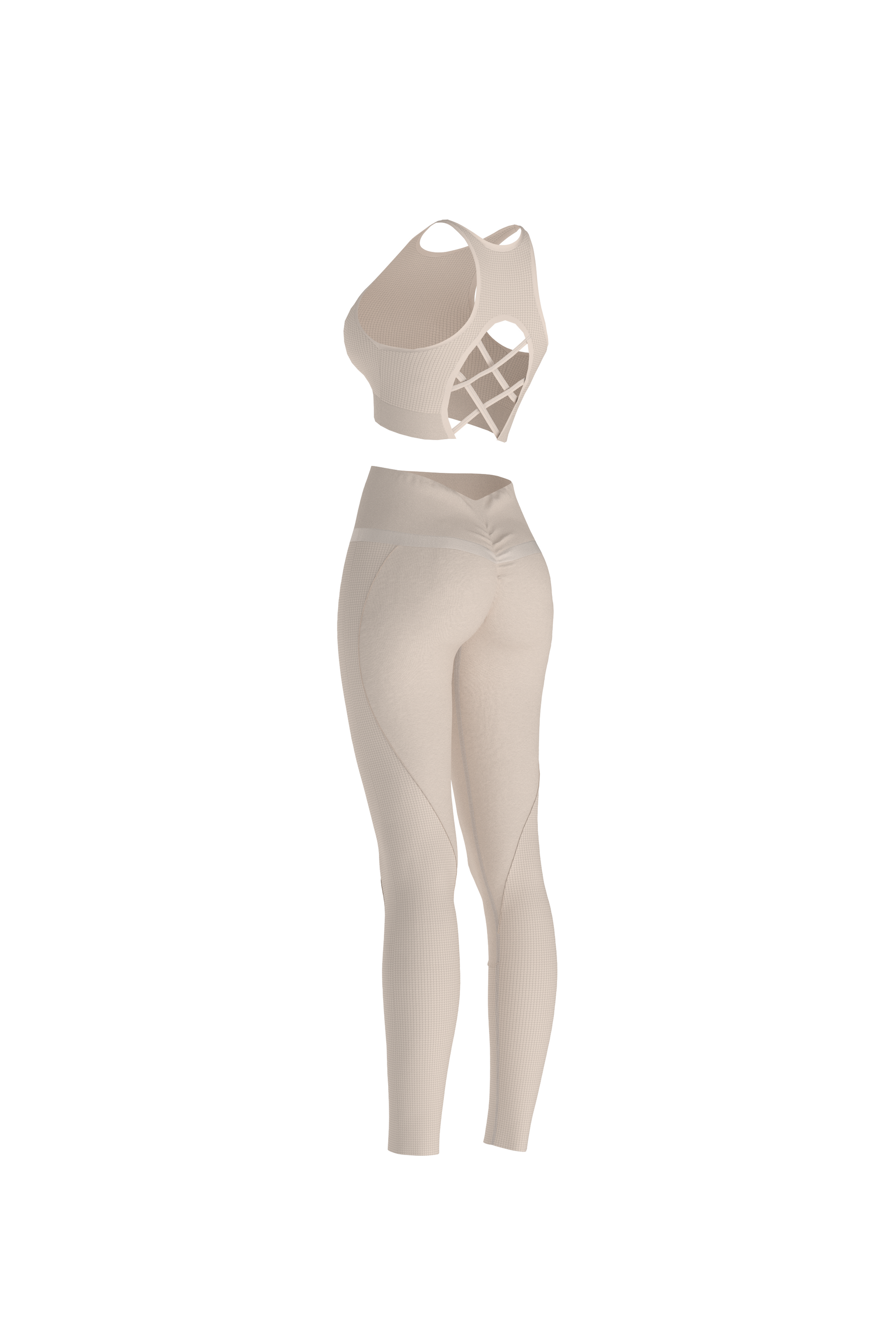 Set legging waffer 240
