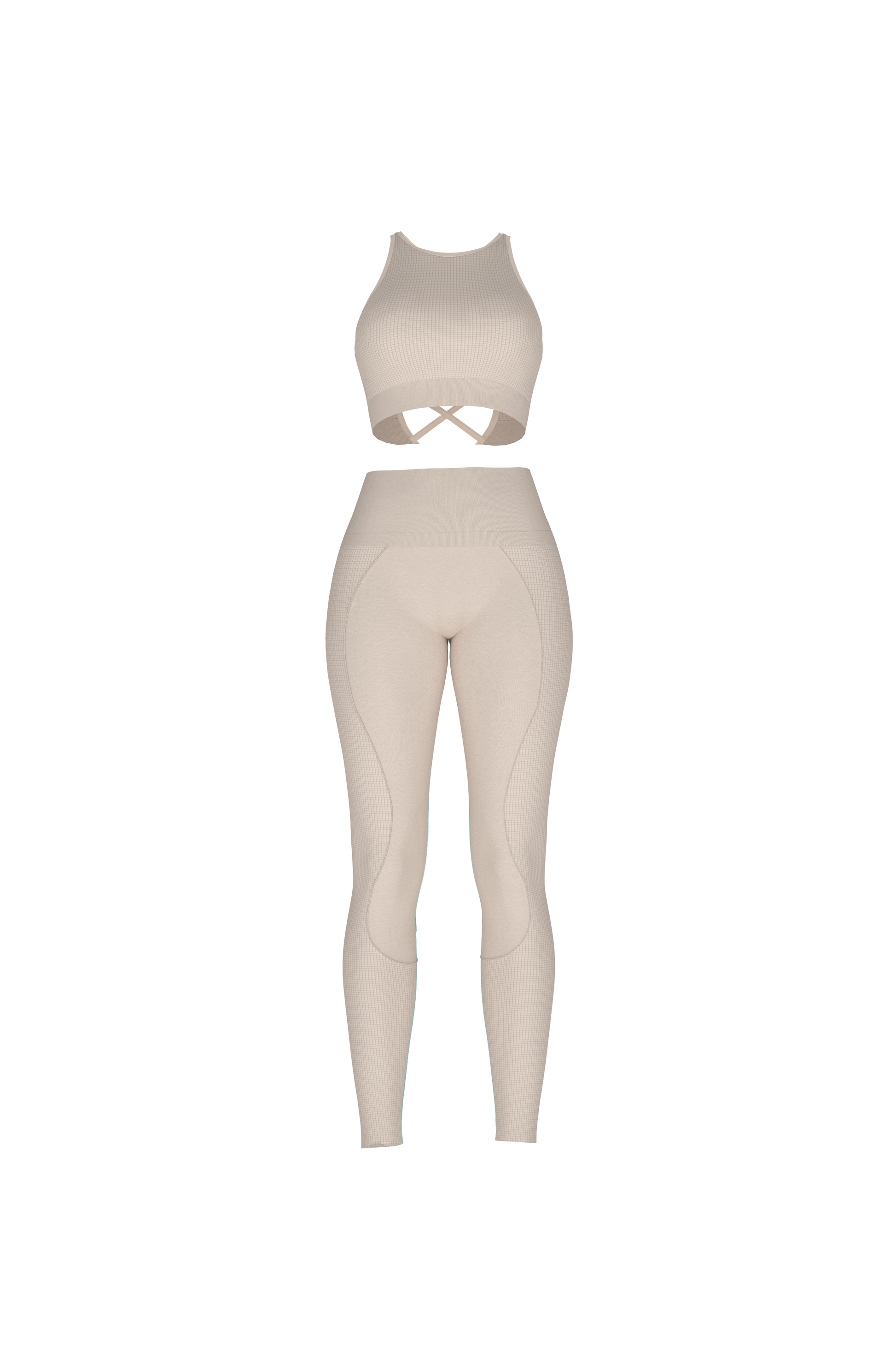 Set legging waffer 240