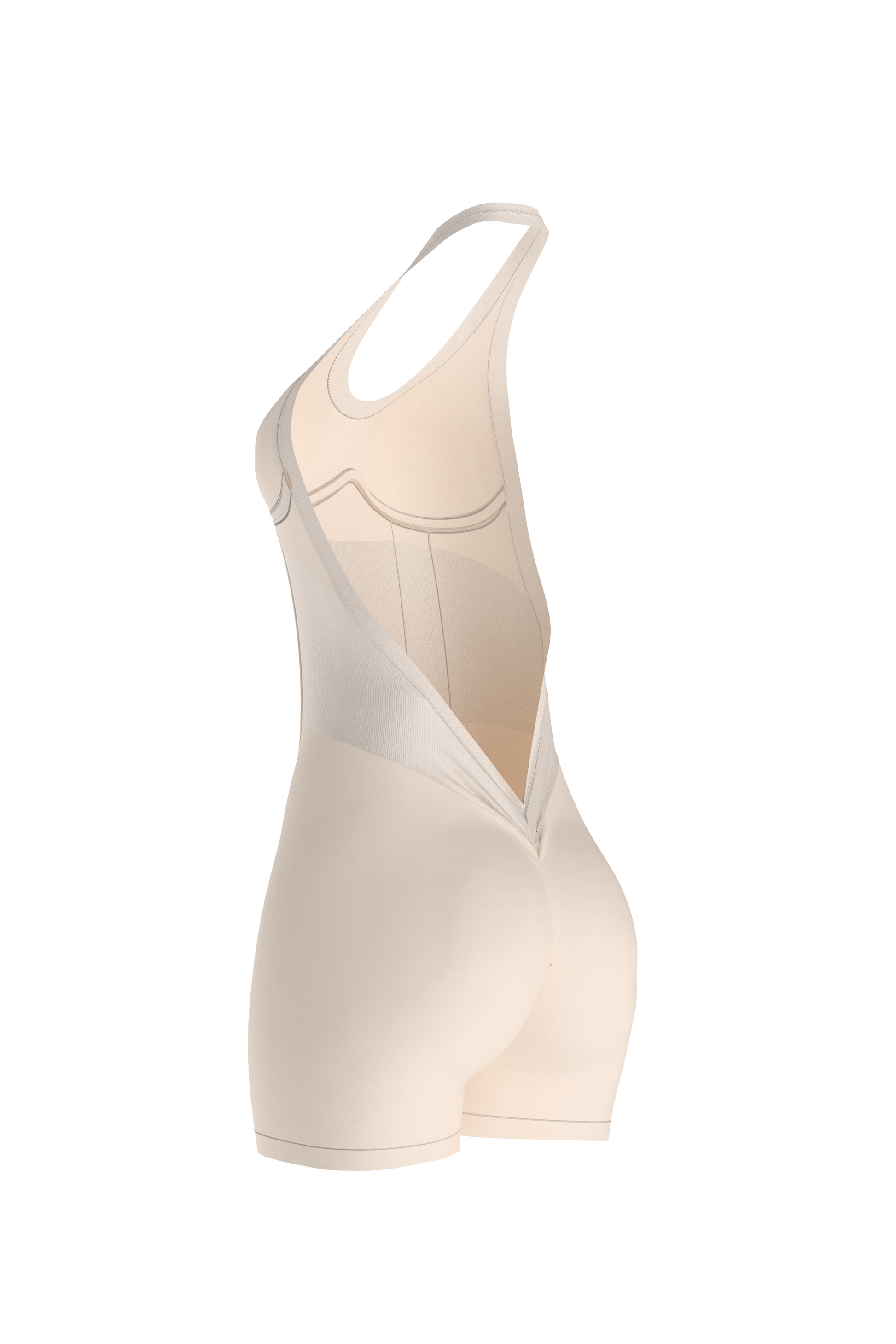 Enterizo halter corto sesgo  317